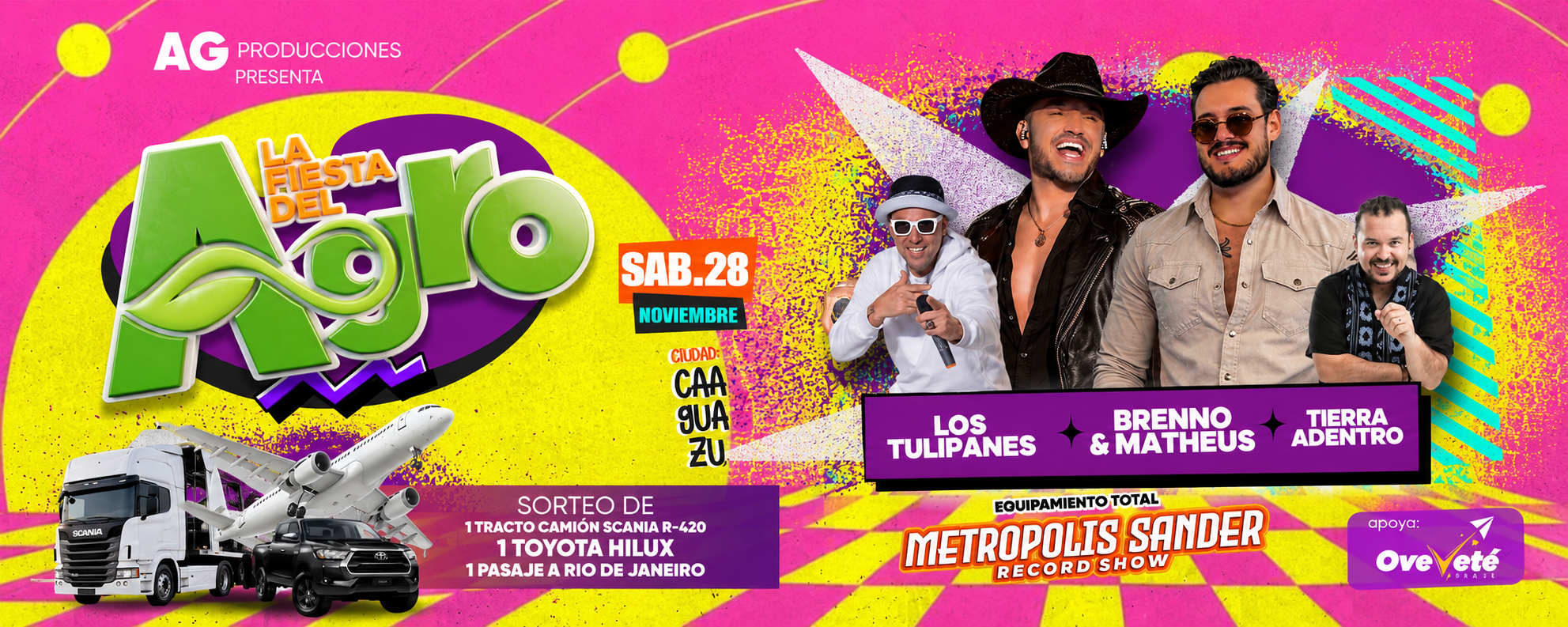 La Fiesta del Agro 2026 — Sábado 28 de Noviembre, Caaguazú